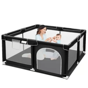 Baby Playpen, Extra Large Play Yard for Indoor & Outdoor Use.
