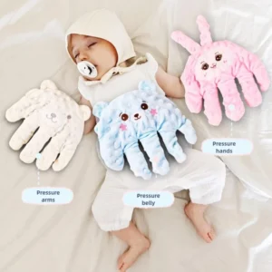 Soothing Baby Sleep Aid Pillow Calming Sleeper Remote Control Hand Palms