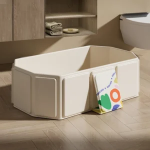 1pc Kids portable thick folding bathtub.