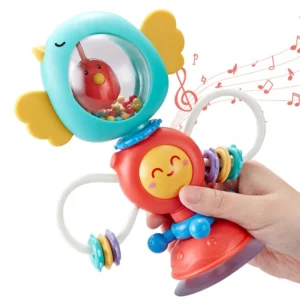 Suction Cup Spinner High Chair Baby Rotating Rattle