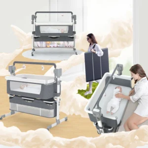 Baby Rocking Bassinet Portable Newborn Cradle
